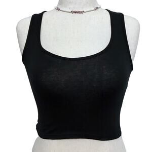 Diva Appared NWOT Black Cropped Tank Top Women Various